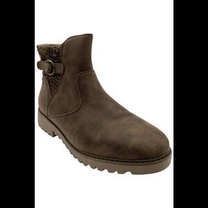 Skechers Women's Modern Comfort Season Weekend Chat Boot Brown - Medium